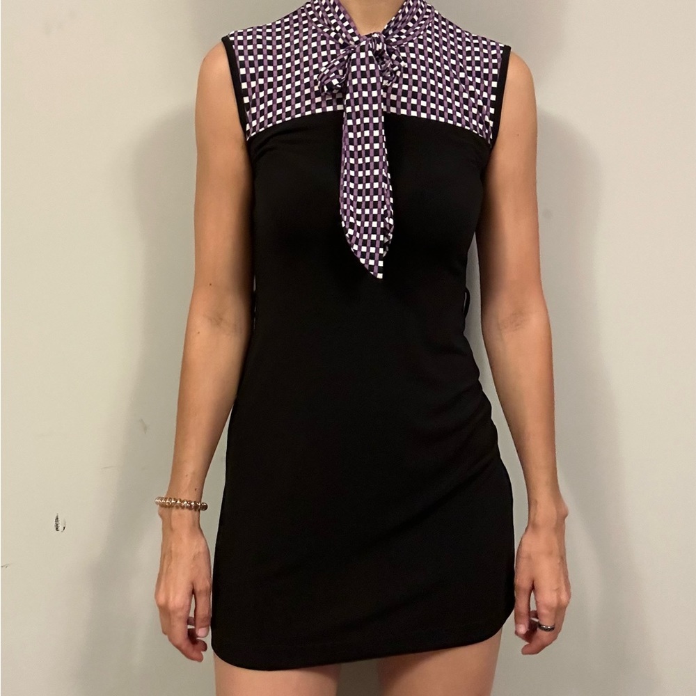 Preppy or punky necktie dress